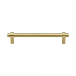 M Marcus Heritage Brass Industrial Design Cabinet Pull 160mm Centre to Centre